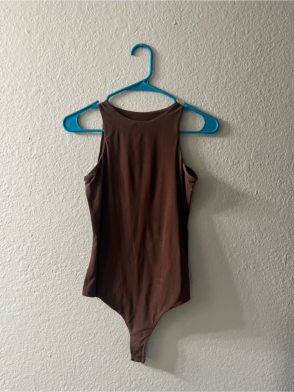 Quince Brown Sleeveless One-Piece Bodysuit